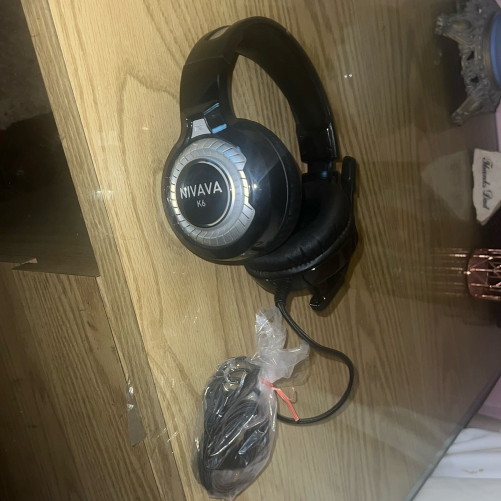 New without box; Nivava K6 Gaming Headset.